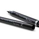 Winged Eyeliner Stamp by Lovoir, Waterproof Make Up, Smudgeproof, Long Lasting Liquid Eye liner Pen, Vamp Style Wing, 2 Wingliner Pens (8mm Mini, Midnight Black)