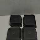 Bed Risers 2 inch, 3 inch, 4 inch, 6 inch, 8 inch Heavy Duty, Oversized Furniture Riser for Couch Sofa Table Chair Leg Frame Dorm, Support up to 6000 Lbs (Black 4 Pack, 2 inch)