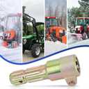 Dokili Upgraded PTO Shaft Extender for Tractor, 1-3/8" 6 Spline Male & Female Alloy Steel Quick-Connect Adapter for Bush Hog Kubota Snow Blower Finish Mower
