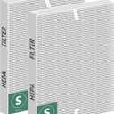 Improvedhand C545 Replacement Filter S Compatible with Winix C545 Air Purifier, True High Efficiency Filter, 2 Pack