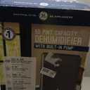 GE Energy Star Portable Dehumidifier, 50 Pint Daily Output with Pump and Drain Hose for Auto or Manual Drainage, Ultra Quiet, Perfect for Basement, Bedroom, Bathrooms, Gray