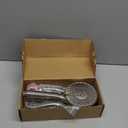 SR SUN RISE Filtered Shower Head with Handheld High Pressure 9 Spray Mode Shower Head Detachable Shower Head Water Softener Filters Beads for Hard Water Remove Chlorine 1 Filter Brushed Nickel