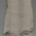 MIULEE Decorative Throw Pillow Covers Neutral Linen Fringe Throw Pillows Set of 1 Natural Beige Boho Farmhouse Cushion Covers for Couch Sofa Bed Living Room Spring Home Decor 14x36 Inch