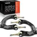 A-Premium 2 x Front Upper Control Arm, with Ball Joint & Bushing, Compatible with Hyundai Sonata 1999-2005, XG300 2001-2005, Kia Optima Magentis 2001-2006