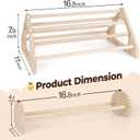 Chicken Perch 2-Pack, Heavy Duty Roosting Bars for Chickens in Coop, Large & Small Combo Set for Different Breeds, Non-Toxic Smooth Wooden Chick Perch for Poultry Resting