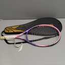 Senston  23" Kids Junior Tennis Racquet for Kids Children Boys Girls Tennis Rackets with Racket Cover (Pink)