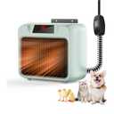 Dog House Heater for Outdoor & Indoor Use - 600W/300W Safe & Efficient Heating for Pet Houses, Chicken Coops, Rabbit Hutches - Wall-Mounted Design with Overheat Protection & Anti-Chew Cord (grey)