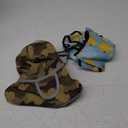 KOOLTAIL Dog Raincoat Hooded Slicker Poncho with Leash Hole, Raincoat for Small Medium Dogs, Waterproof Doggie Rain Jacket with Reflective Strip, Adjustable Breathable Puppy M (2 Pack)