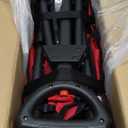 ROSONG Collapsible Wagon Cart with Wheels Foldable  Folding Utility Heavy Duty Wagons Carts for Grocery Sports Garden Shopping Camping Wheelbarrows, Burgundy