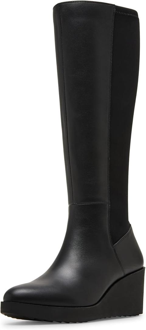 Blondo womens Monqiue (6, Black Leather)