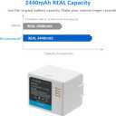 COOLSHOW Rechargeable Battery Replacement 2 Pack for Arlo Pro,Arlo Pro 2 (VMA4400) and LCD Dual Arlo Battery Charger Compatible with Arlo Pro,Arlo Pro 2,Arlo Go and Arlo Security Light Battery