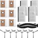 Main Brush Side Brushes Filter Bags Set fit For IHome For Nova S1 Pro for iHRVS1PRO-3BLK Robot Vacuum Cleaners, Home Floor Corner Cleaning Accessories Kit