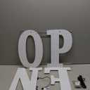 48"x17" Super Large LED Open Signs for Business with Remote Controlled, 10 Levels Brightness Adjustable Unique Design Super Bright with Chain, High Visibility for Store Bar Retail Shops Salon Office