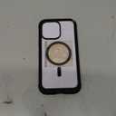 Miracase Glass Series Designed for iPhone 14 Pro Max Case 6.7 Inch, Upgrade Full-Body Magnetic Case with Built-in 9H Tempered Glass Screen Protector, with Camera Lens Protector, Magnetic Black