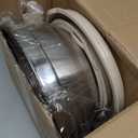 WEPSEN Mixing Bowls Set, 25PCS Khaki Mixing Bowls With Lids Set Stainless Steel Kitchen Large Nesting Metal Bowl 7QT to 1.5QT, Measuring Cups and Spoons for Prepping Cooking Serving