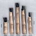 Halloween Taper Candles - Novelty Finger Candle Sticks for Holiday Decorations (Skeleton Primary Color)