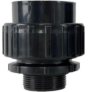 DoE-Compliant Dual Voltage 115/230v Pool Motor Pump with 1.25" & 1.5" NPT Unions (Black1)