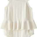 little planet by carter's Baby Girls' Organic Cotton Bubble, 24M