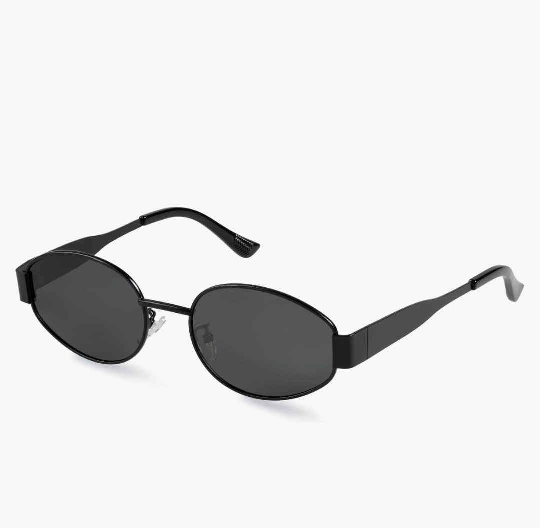livho 2025 Trendy Oval Sunglasses - Stylish Polarized Shades for Everyday - Retro Metal Frames