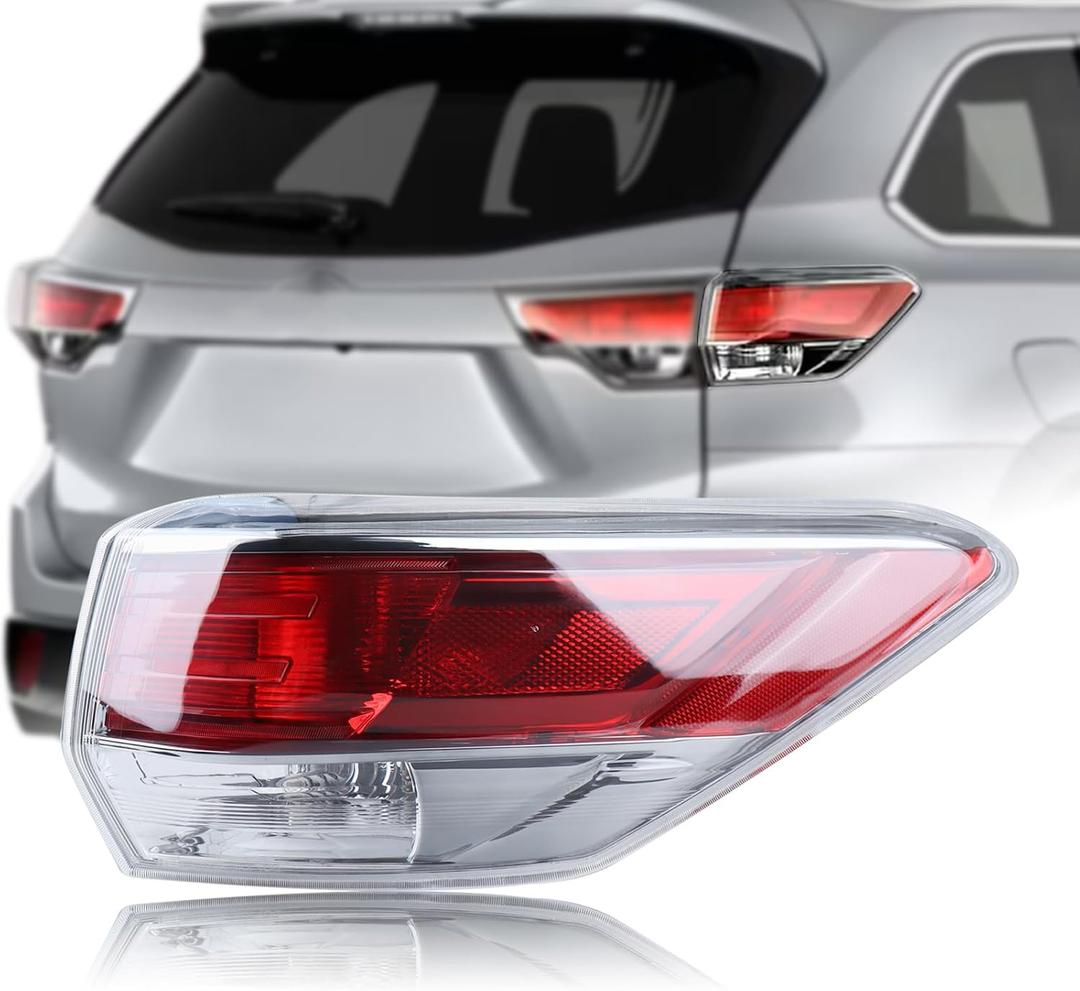 Brake Tail Light Rear Lamp Assembly Right Passenger Side Compatible with 2014-2016 Toyota Highlander 81560-0E100 TO2804120