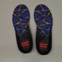 CRUVHEAL Work Orthotic Insoles - Anti Fatigue Medium Arch Support Shoe Insert Men Women - Plantar Fasciitis Flat Feet - Relieve Foot Pain - Work Boot Insoles Standing All Day (M, Blue) (M(Men 7.5-9||Women 8.5-10))