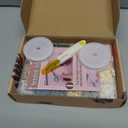 ADIIL 7200 Pcs Clay Beads Friendship Bracelet Making Kit, 24 Colors 6mm Polymer Heishi Beads, Neutral