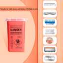 WDVFETGB Blade recycling boxrazor blade disposal containerApplicable for flawless facial bladeApplicable for Tweezerman Blade Eyebrow trimming bladeis suitable for various brands of razor blades.