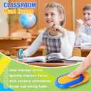 2 x SMALL FISH Fidget Toys Adults Stress Relief: 3 Pack Silicone Magnetic Sliders - Sensory Toys for Autism Teens Calming - ADHD Tools Desk Fidgets for Office - Travel Toys for Car Airplane Road Trips