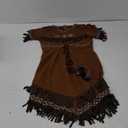 Native American Costume Girls with Headdress (10-12 Years, Brown)