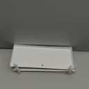 4 Pcs Pegboard Shelves, 10 x 4 Inch Metal Shelf Brackets Pegboard Tray Accessories Wall Organizer for Craft Room Home Garage Nursery Workbench Kitchen (White)