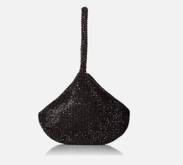 Jessica McClintock Women's Staci Mesh Wristlet Pouch Purse Gift for Birthday Top