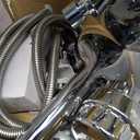 NearMoon Filtered Shower Head, High Pressure 8″Square, 5 settings Handheld Rain Shower Filter Combo with Selfadhesive Holder/1.5M Hose 1 Replaceable Filter Cartridge (Chrome Finish)