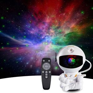 Astronaut Star Projector, Kids Night Light, Nebula Projector Light. Galaxy Bedroom Projector, Adult Playroom/Home Theater/Ceiling/Room Decoration (white)