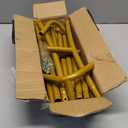 Nisoger 7.2FT Round Backdrop Stand, Circle Gold Balloon Wedding Arch Frame, Metal Wedding Backdrop With Storage Bag For Valentines Day Parties, Baby Shower, Ceremony and Graduation Decorations