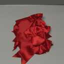 PBQOA Christmas Cabinet Bows Festive Ribbons Large X-Mas Door Ribbon Party Decorations, Red