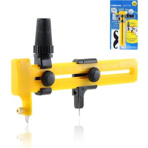 Mr. Pen- Compass Circle Cutter, 6.25In, for Paper Crafts and Fabric, Circular Compass Tool