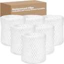 DerBlue 6 Pack Humidifier Replacement Filter Compatible with Canopy Bedside Humidifier and Nursery Humidifier,Wood Pulp & Paper Filter