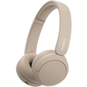 Sony WH-CH520 Wireless Headphones Bluetooth On-Ear Headset with Microphone and up to 50 Hours Battery Life with Quick Charging, Cappuccino