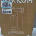 MOKKOM Sparkling Water Maker, Soda Maker with 1L PET Carbonating Bottle, Soda Streaming Machine and Beverage Carbonator, Compatible with 60L CO2 Carbonator (NOT Included) - Stainless Steel