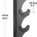 Barbell Rack Barbell Holder Wall Mount Barbell Storage Holder Olympic Bar Hanger for Home, Commercial, Garage Gym