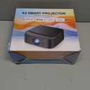 [Ultra-Slim 1.97"| Auto Focus | Built-in Apps | 360 Stand] Smart Mini Projector with WiFi and Bluetooth, Built-in Apps, DBPOWER N5 Portable Outdoor Movie Projector for Bedroom, Auto Keystone & Zoom (Black)