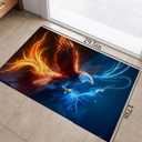 Bald Eagle Indoor Door Mat,Front Door Mat Outside Entrance,17x29.5 in,Non-Woven Fabrics Non Slip Floor Doormat,Welcome Mats Entryway Rug Doormats for Kitchen Bedroom Living Room Decor Gifts