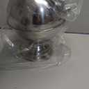 Winco 20 Ounce Sugar Bowl with Roll Top, Stainless Steel, Medium