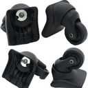 Zoofen Replacement Luggage Wheel Repair Suitcase Bag Parts Spinner Wheels Casters for Travel Customs Box W044 (A Set 4PCS)