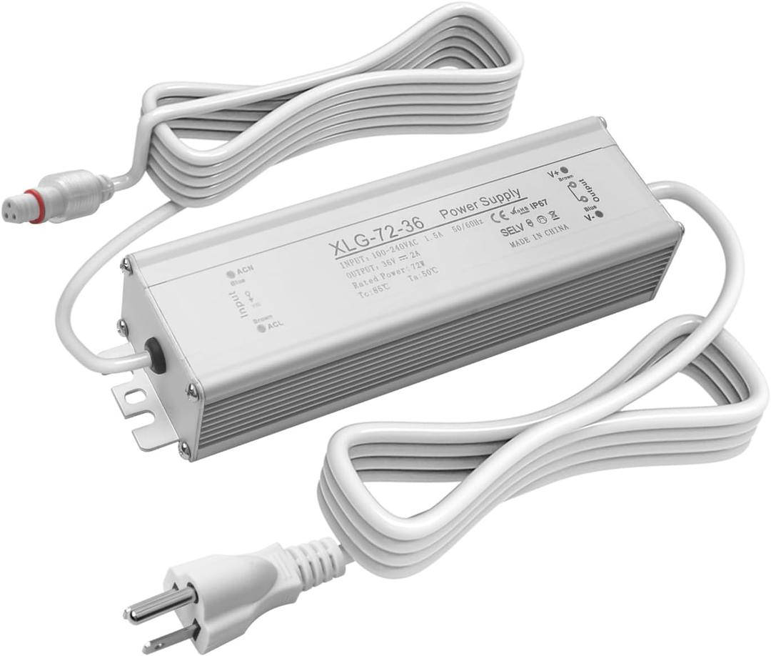 IP67 36V 2A Adapter for Govee H705A Light 2 DC 3 Pin Plug
