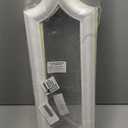 Ekena Millwork PNL08X28AS-02-CASE-2 Ashford Molded Scalloped Wainscot Wall Panel, 8" W x 28" H x 1/2" P, Factory Primed White, 2 Count