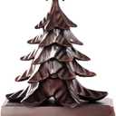 Pine Tree Christmas Stocking Holder Anti-Slip Fireplace Stocking Hanger Xmas Hook Gift for Christmas Mantle Table Indoors Decor(1, Pine Tree)