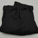 Milumia Women's Pleated Flowy Long Skirts High Waist Maxi Skirt with Pocket (Large, Black)