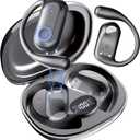 Ai Translation Earbuds Real Time - 164 Language Translator Earbuds with Bluetooth 6.1 Audifonos Traductores Ingls Espaol, 80H Playtime Wireless Headphones for Travel Business Learning