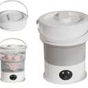 Compact Portable Laundry Device with Foldable Design – Small Mini Washer for Baby Outfits, Intimate Apparel, and Socks, Perfect for Apartments, Dorms, and Trips.